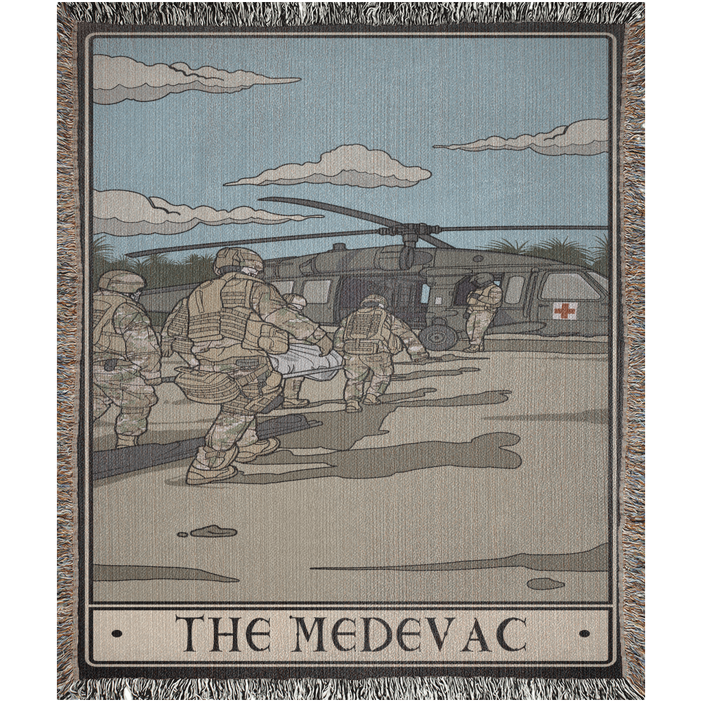 The Medevac Woven Blanket