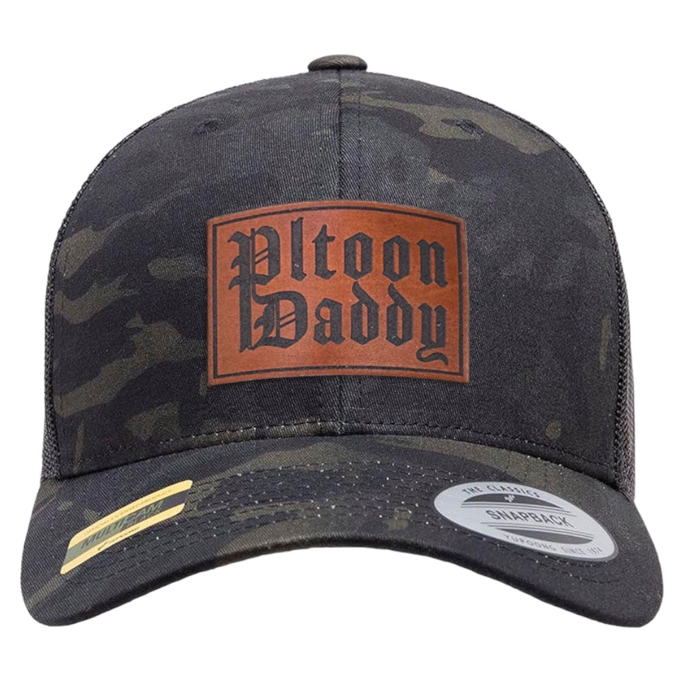 Pltoon Daddy Leather Patch Snapback