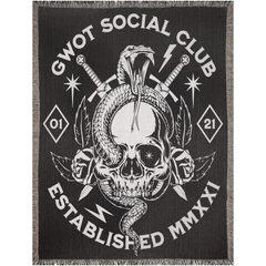 GWOT Social Club Woven Blanket
