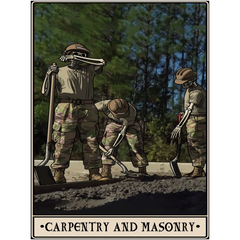 Carpentry and Masonry Acrylic Print - 1/4 inch / 30x40 inch