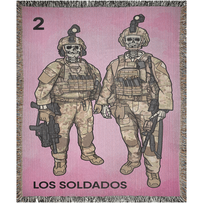 Los Soldados Woven Blanket