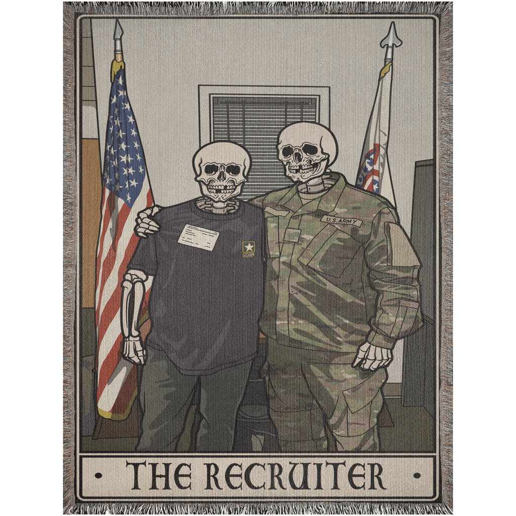 The Recruiter Woven Blanket