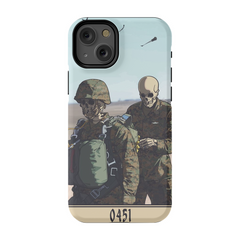 0451 Airborne and Air Delivery Specialist Phone Case - Premium Glossy Tough Case / iPhone 14