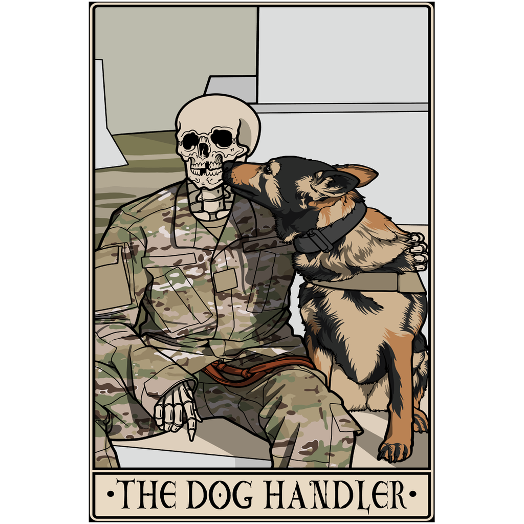 Dog Handler Acrylic Print