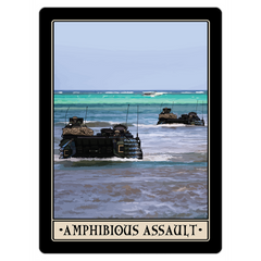 Amphibious Assault Magnet - 3x4 inch