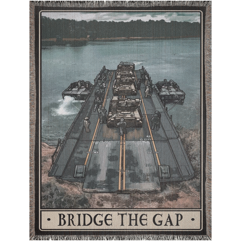 Bridge The Gap Woven Blanket