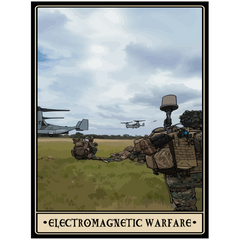 Electromagnetic Warfare Poster - 30x40 inch / Standard Posters