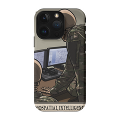 Geospatial Intelligence Phone Case - Premium Glossy Tough Case / iPhone 15 Pro