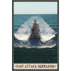 Fast Attack Submarine Puzzle - 20x30 inch | 1014 Pieces