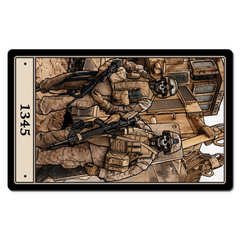 1345 Engineer Equipment Operator Desk Mat