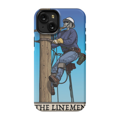 Lineman Phone Case - Premium Glossy Tough Case / iPhone 15