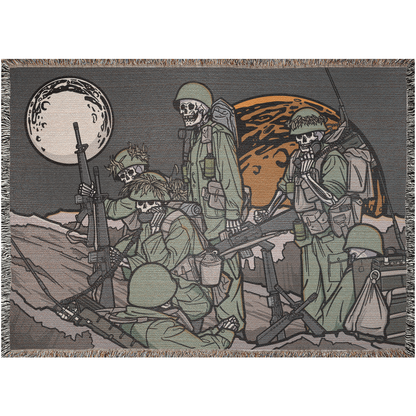 Night Patrol Woven Blanket