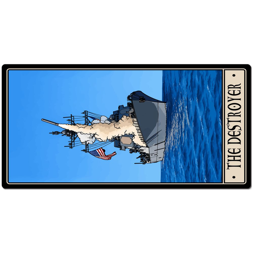 Destroyer Desk Mat - 18x36 inch