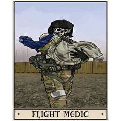 Flight Medic Acrylic Print - 1/4 inch / 16x20 inch