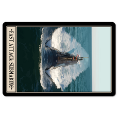 Fast Attack Submarine Desk Mat