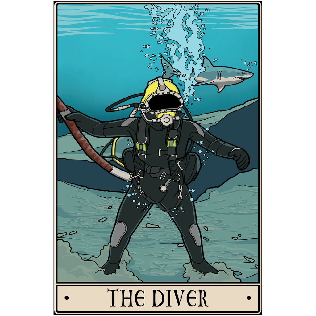 Diver Acrylic Print