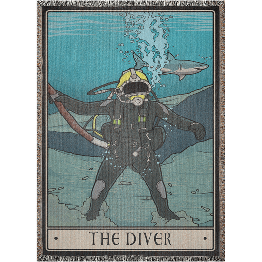 The Diver Woven Blanket