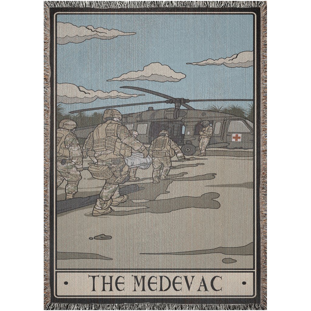 The Medevac Woven Blanket