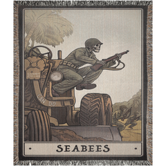 Seabees Redux Woven Blanket