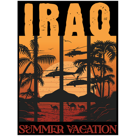 Iraq Sunset Poster