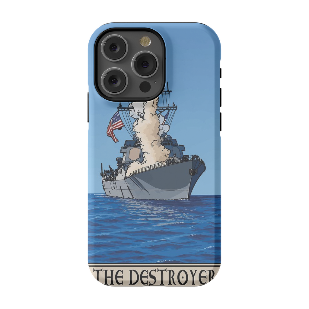 Destroyer Phone Case - Premium Glossy Tough Case / iPhone 14 Pro