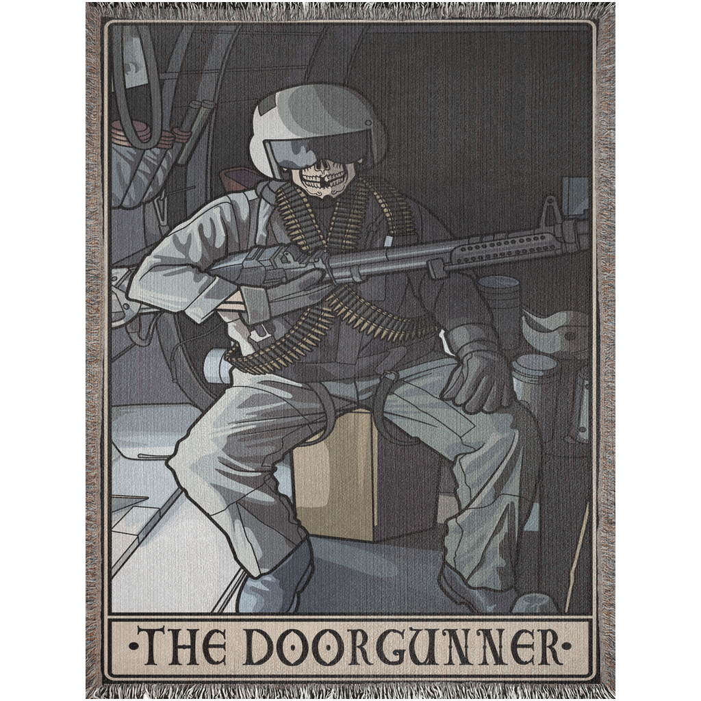 Door Gunner Woven Blanket