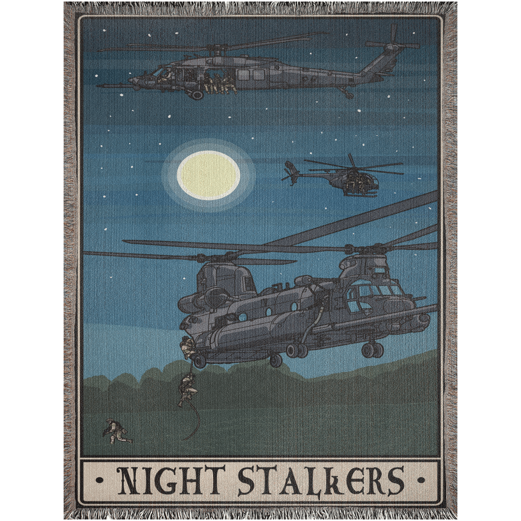 Night Stalkers Woven Blanket