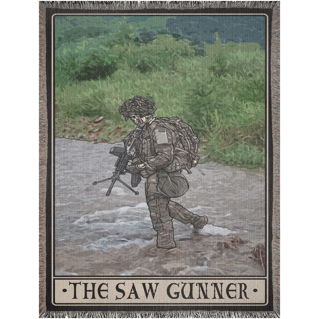 SAW Gunner Woven Blanket