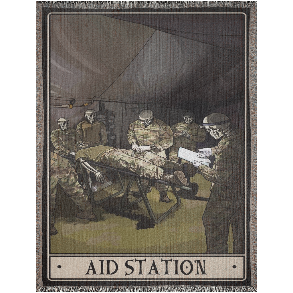 Aid Station Woven Blanket