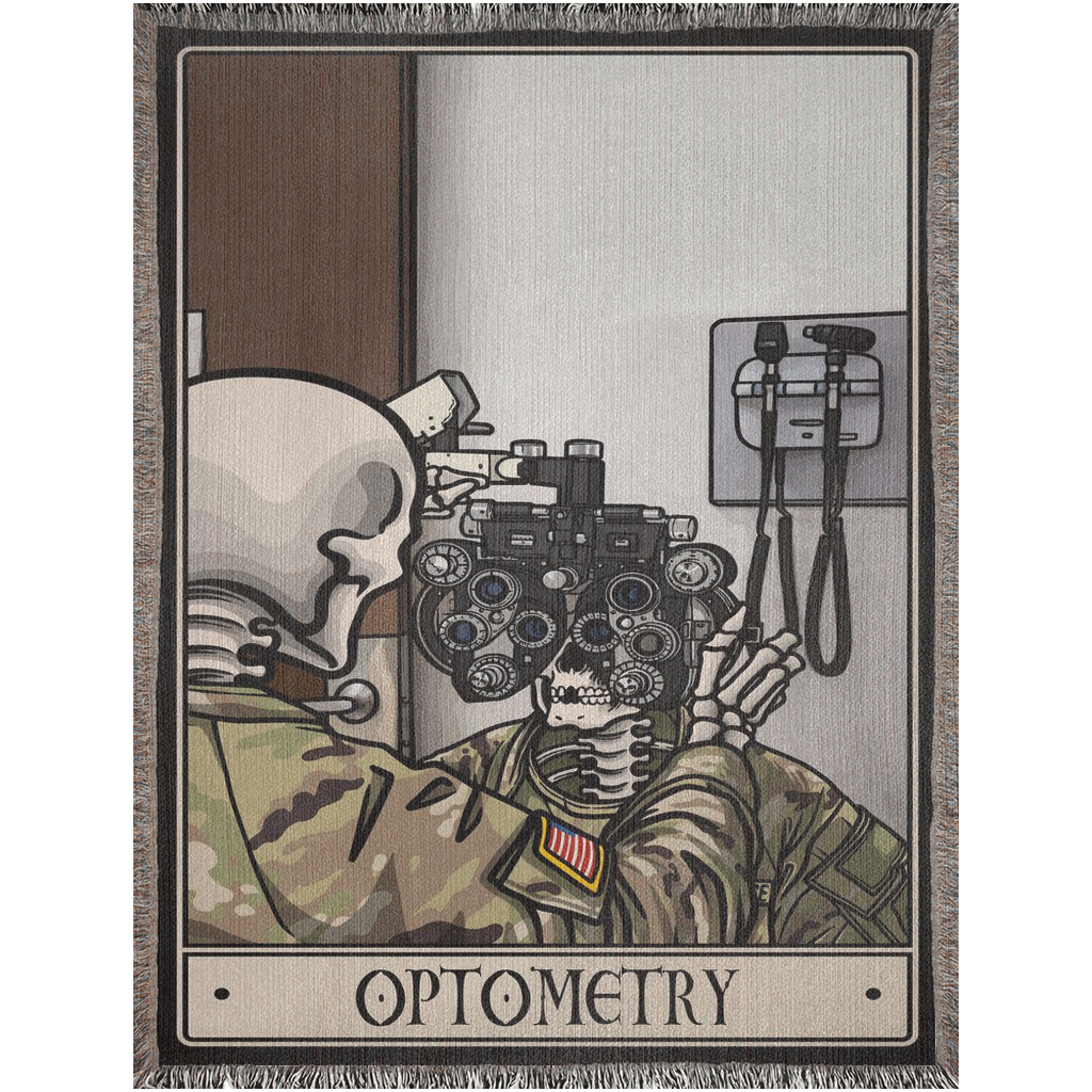 Optometry Woven Blanket