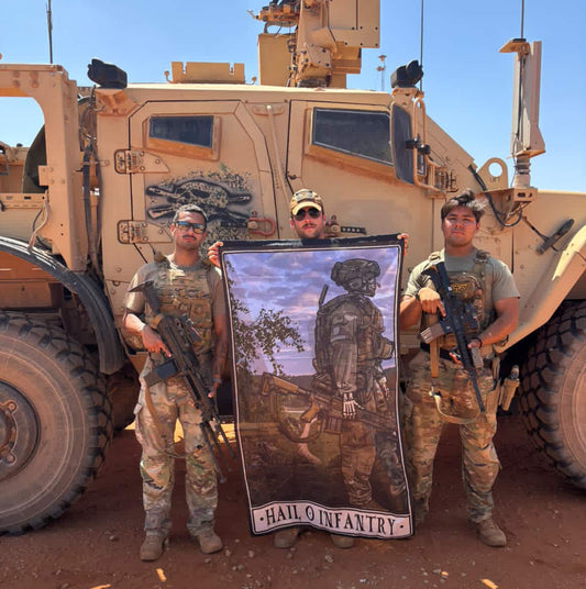 Hail O Infantry Flag