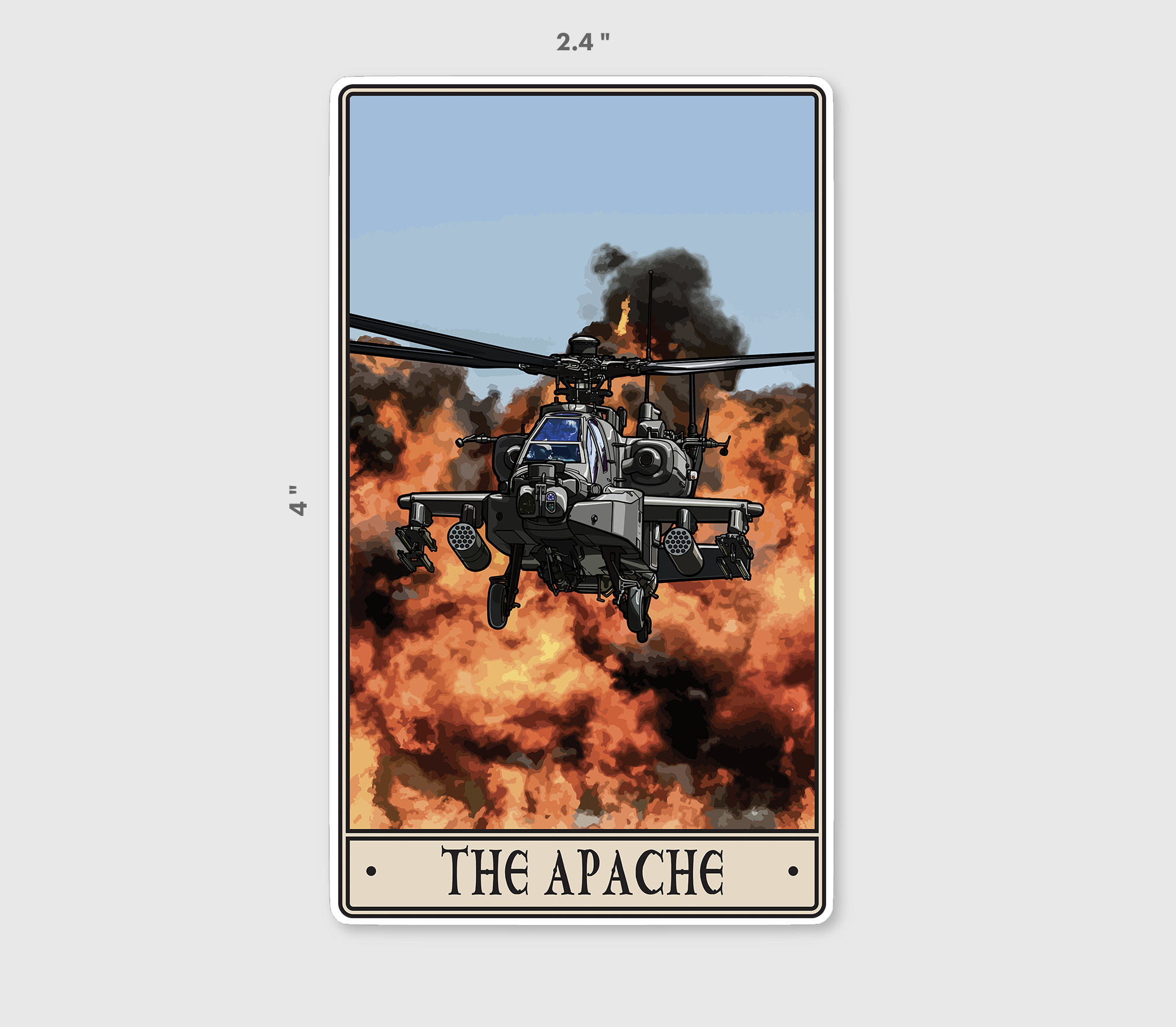 Apache Redux Sticker – pltdaddy