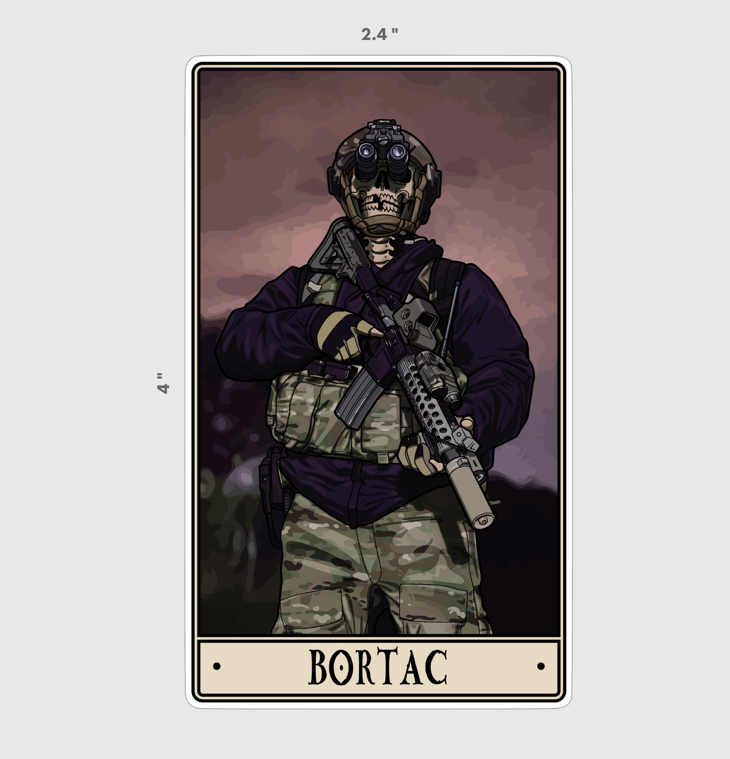 BORTAC Sticker