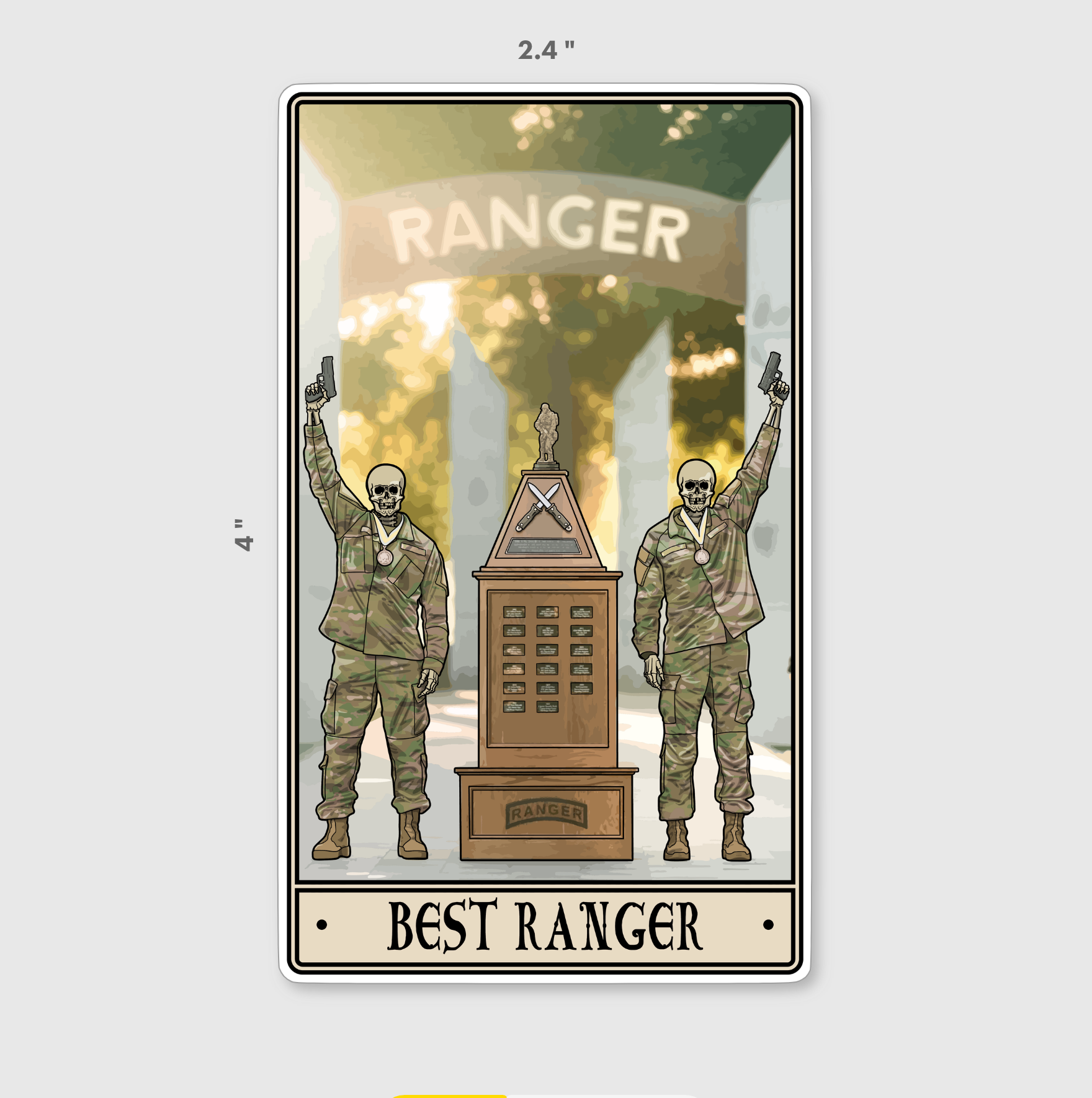 Best Ranger Sticker – pltdaddy