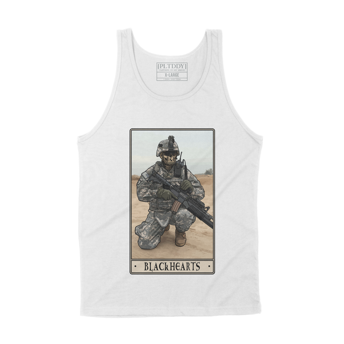 Black Hearts Tank Top