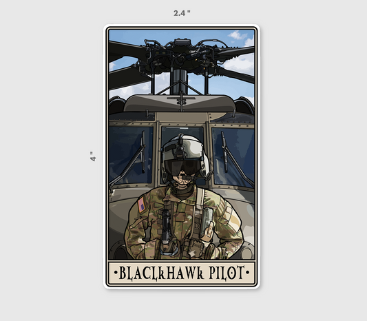Blackhawk Pilot Sticker