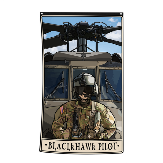 Blackhawk Pilot Flag