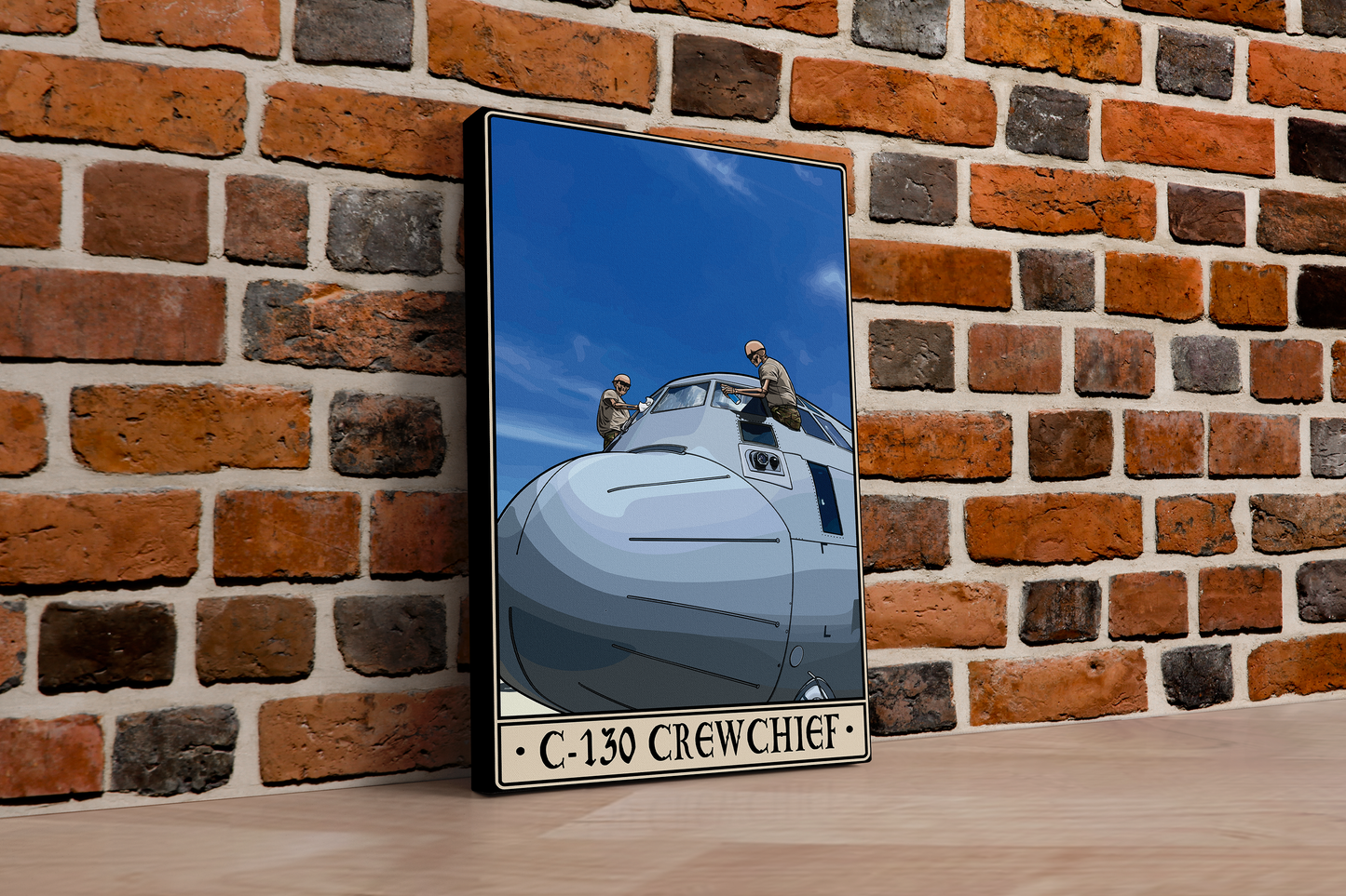 C-130 Crewchief Canvas