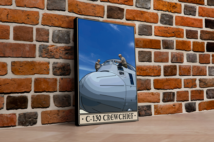C-130 Crewchief Canvas