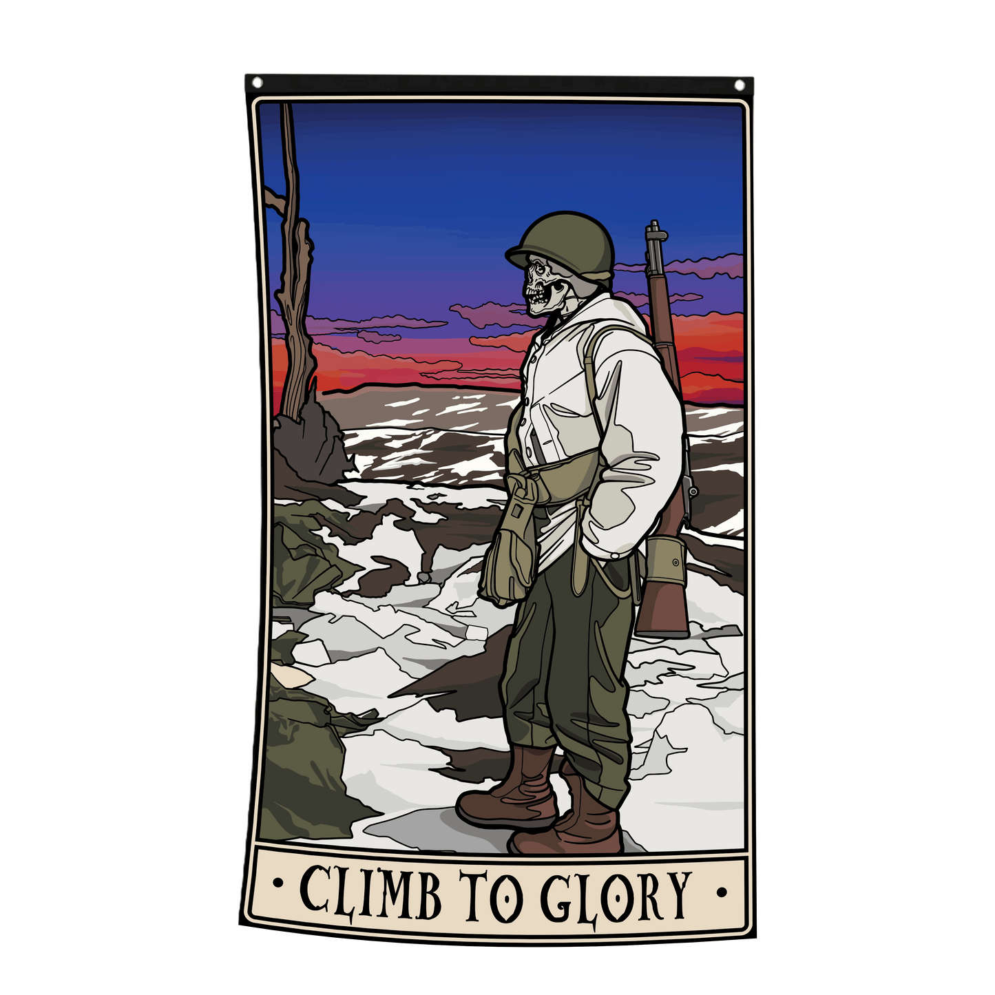 Climb To Glory Flag