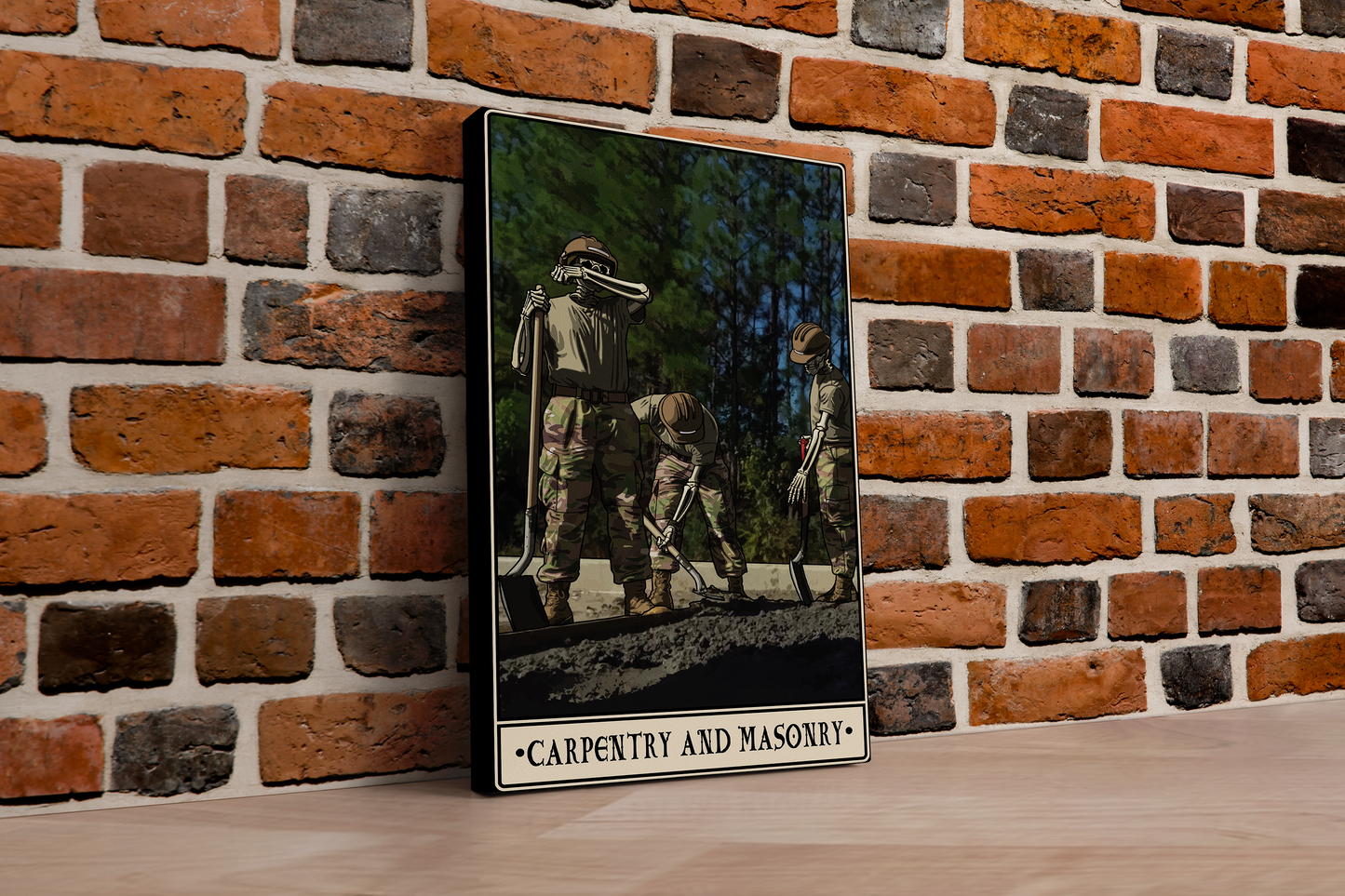 Carpentry and Masonry Canvas