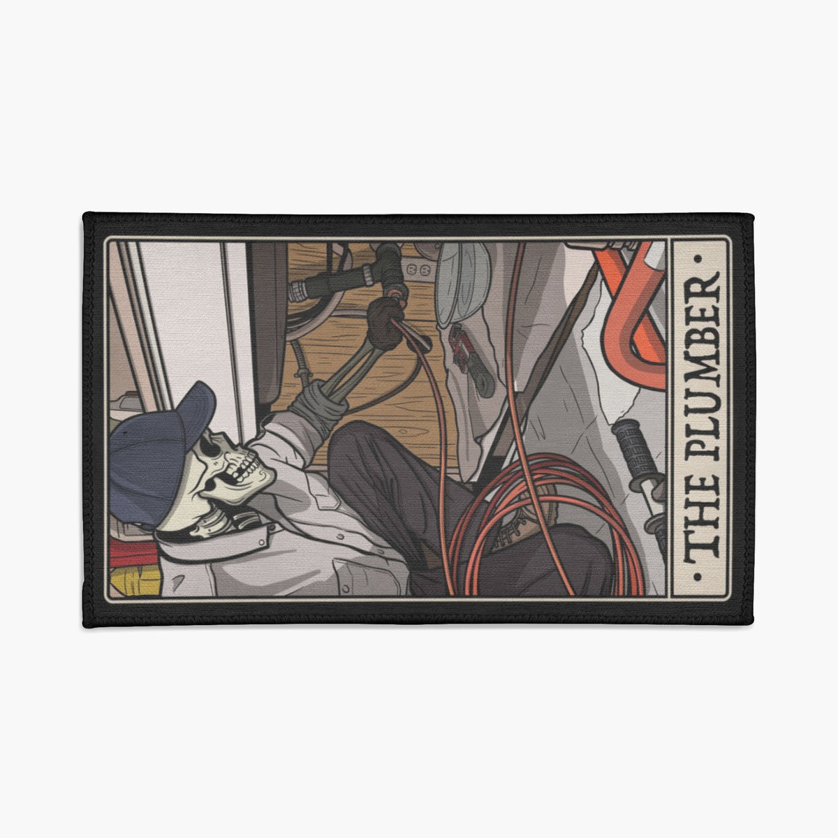 Plumber Area Rug - Polyester Chenille / 5x3 ft