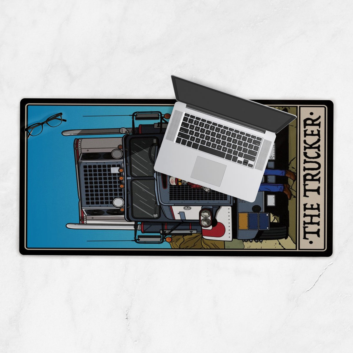Trucker Desk Mat - 18x36 inch