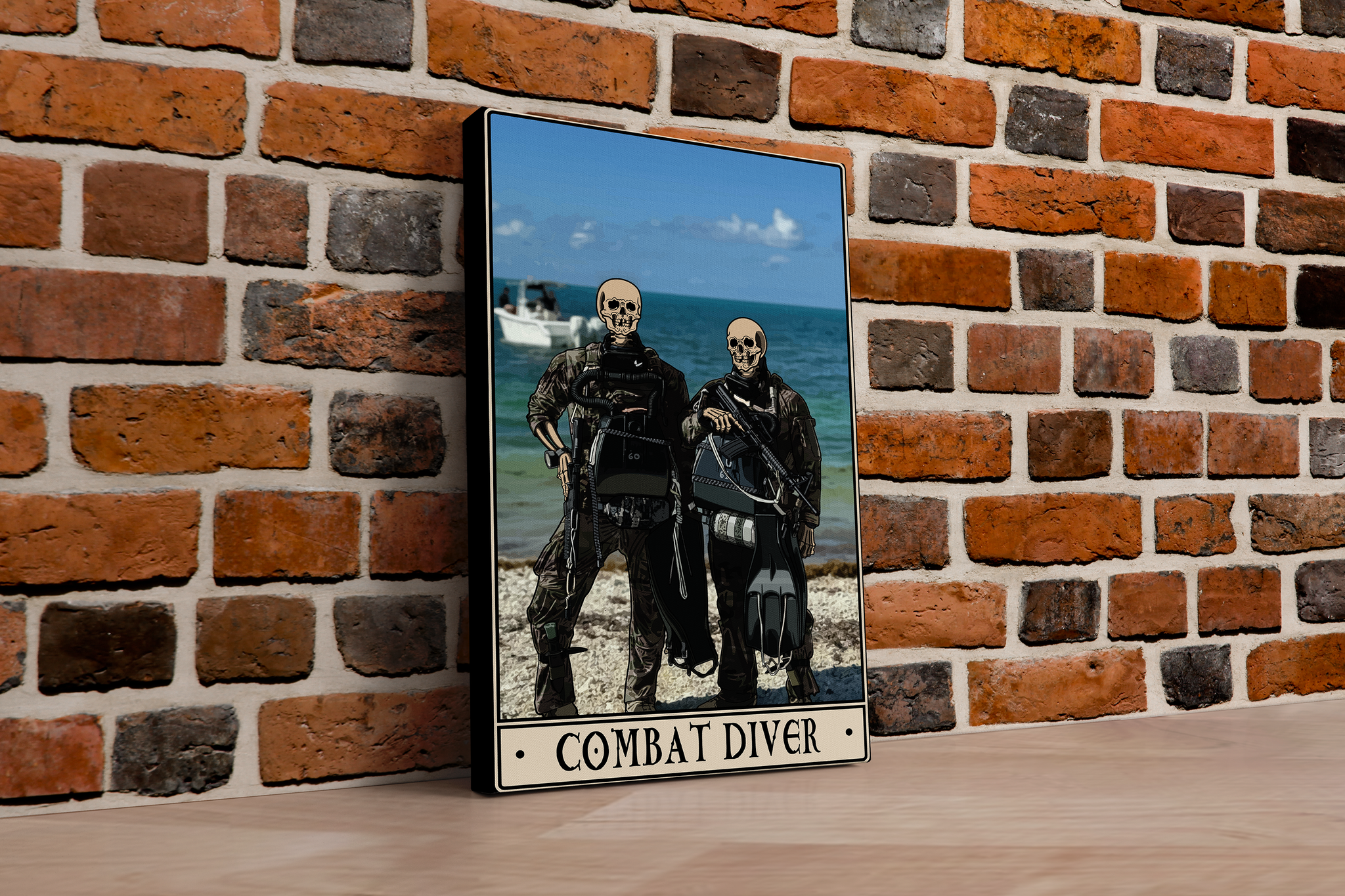 Combat Diver Canvas