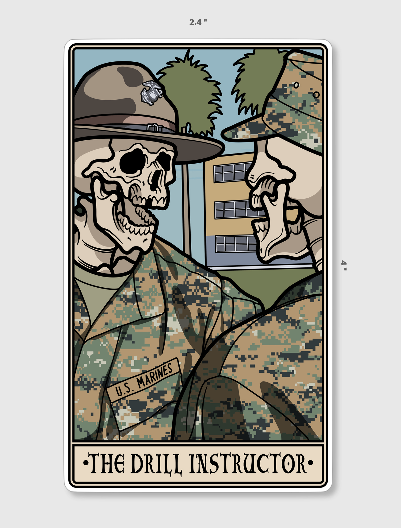 Drill Instructor Sticker