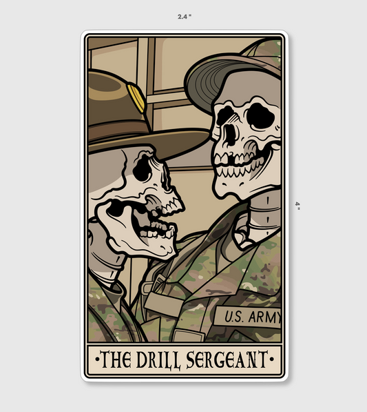 Drill Sergeant Sticker