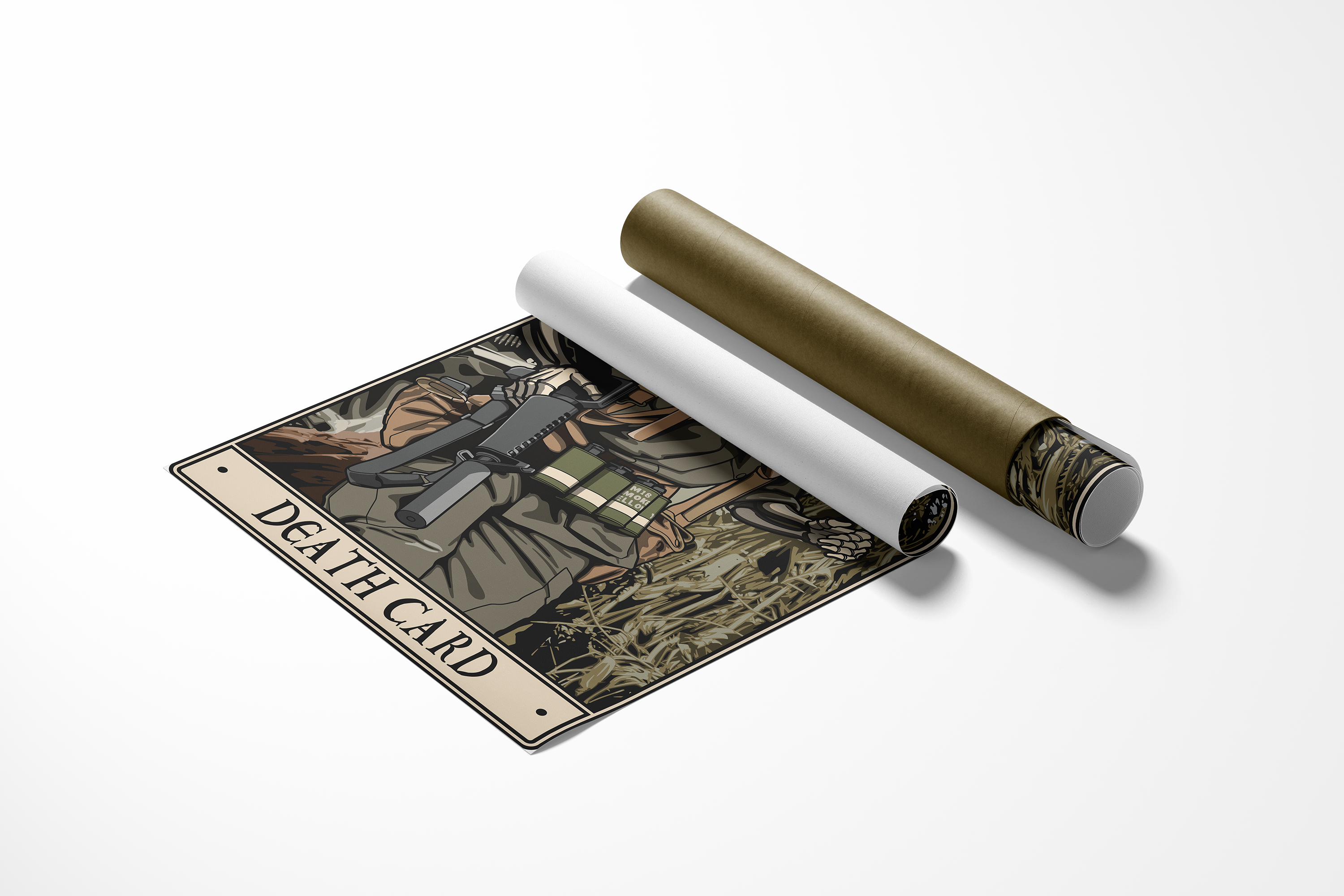 Death Card Canvas