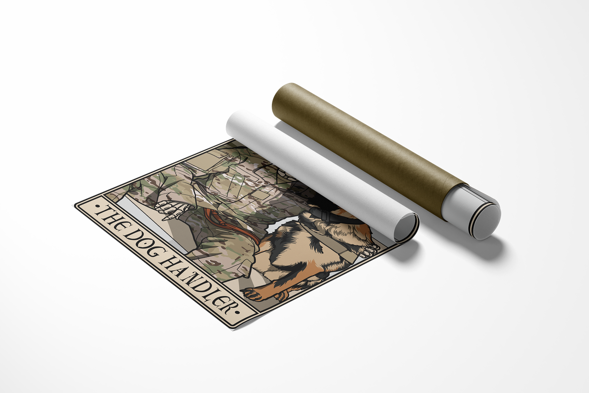 Dog Handler Canvas
