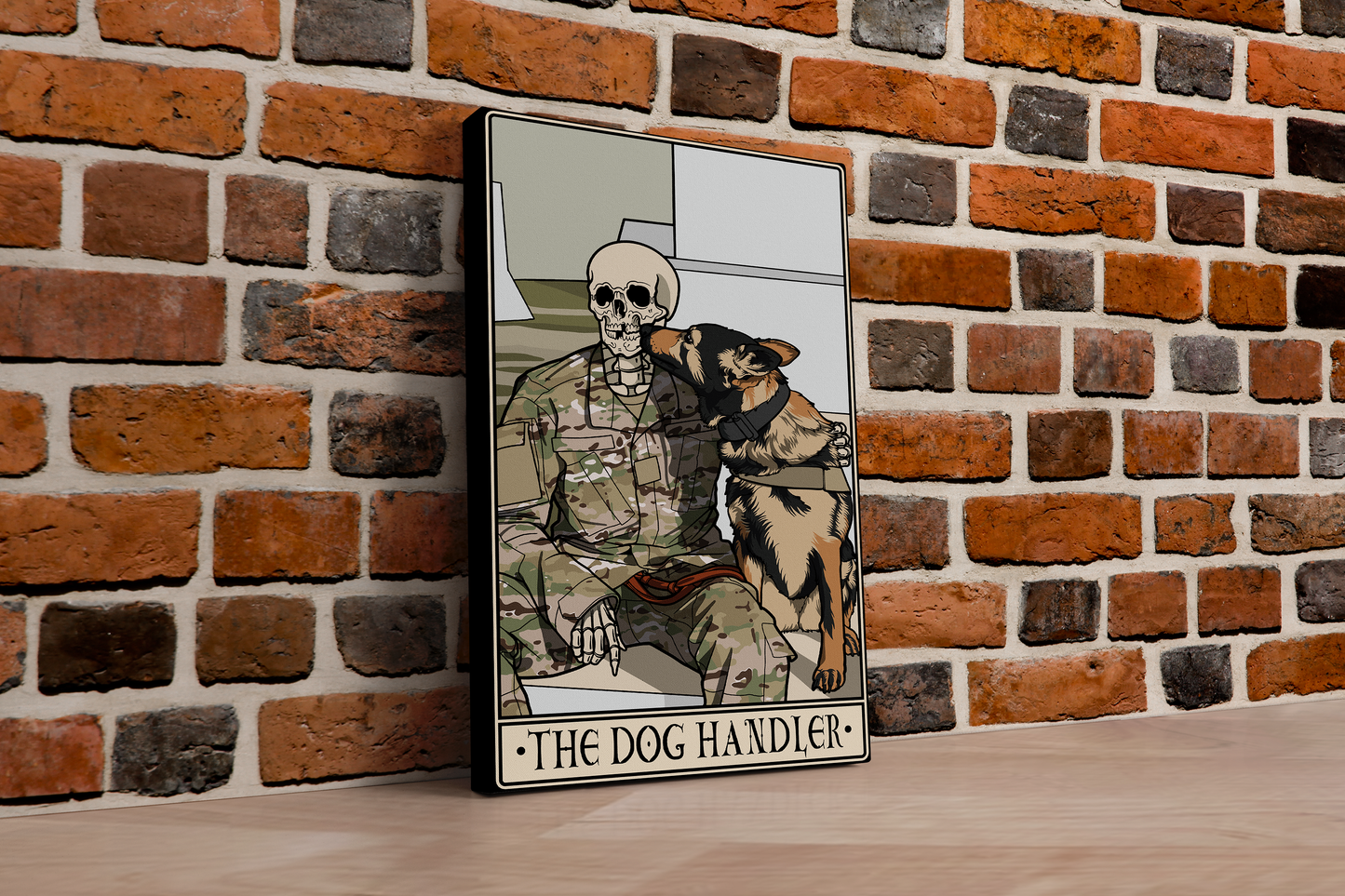 Dog Handler Canvas