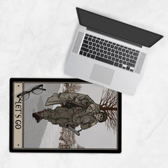 Let's Go Desk Mat - 12x18 inch